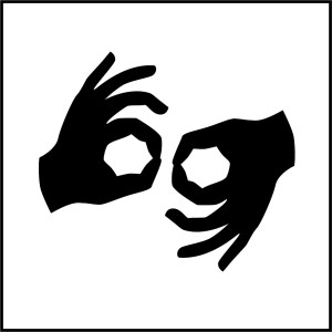 symbol for american sign language interpretation